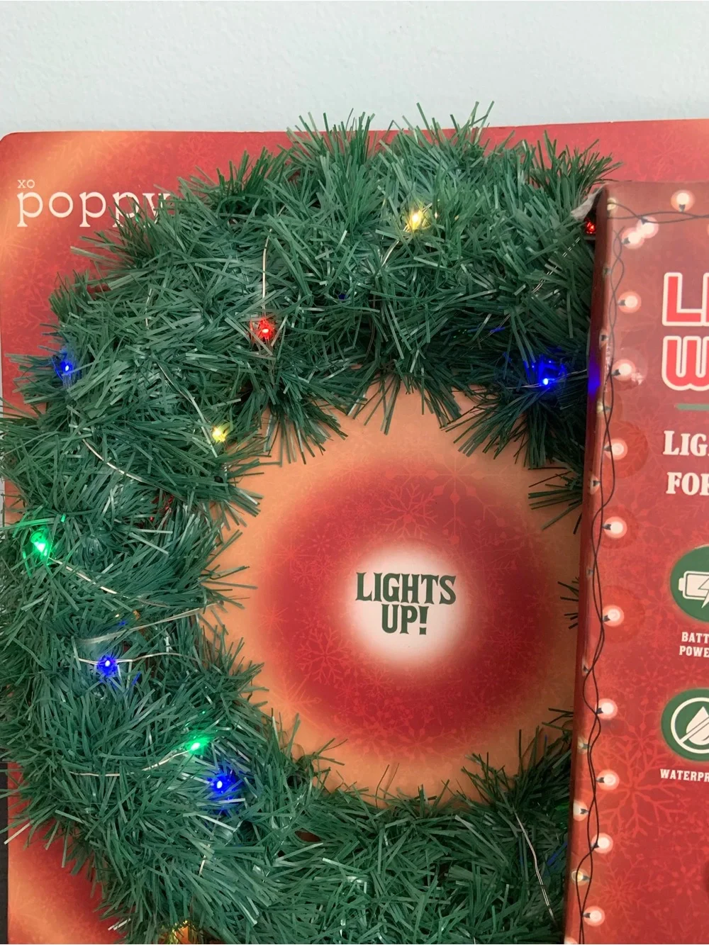 Led Light-up Car/Truck/Vehicle Wreath NWT